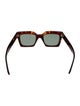 Celine Square Tinted Sunglasses