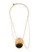 Celine Oval Pendant Necklace