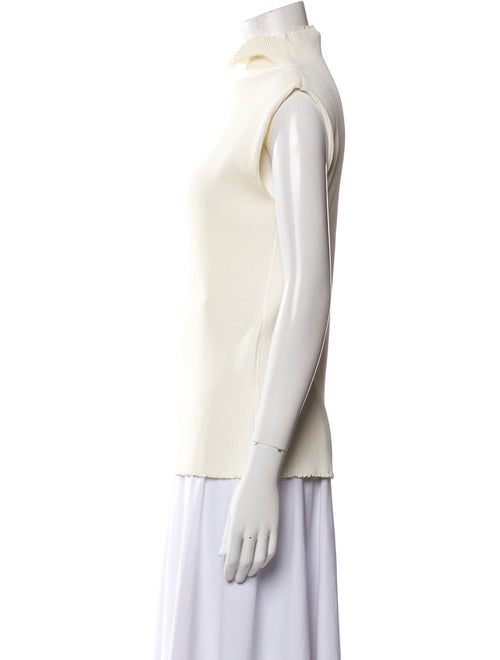 Celine Mock Neck Sleeveless Top