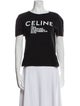 Celine Graphic Print Crew Neck T-Shirt