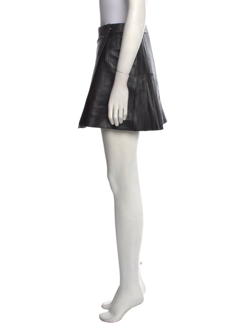 Celine Leather Mini Skirt