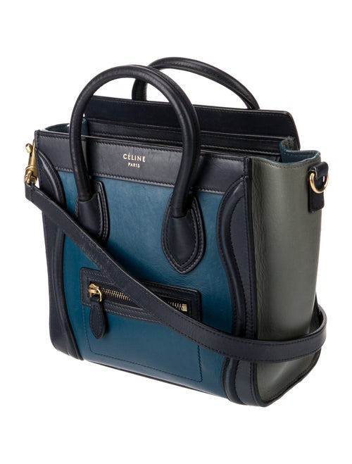 Celine Leather Luggage Nano