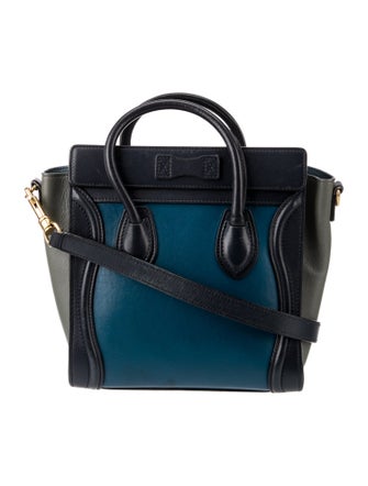 Celine Leather Luggage Nano