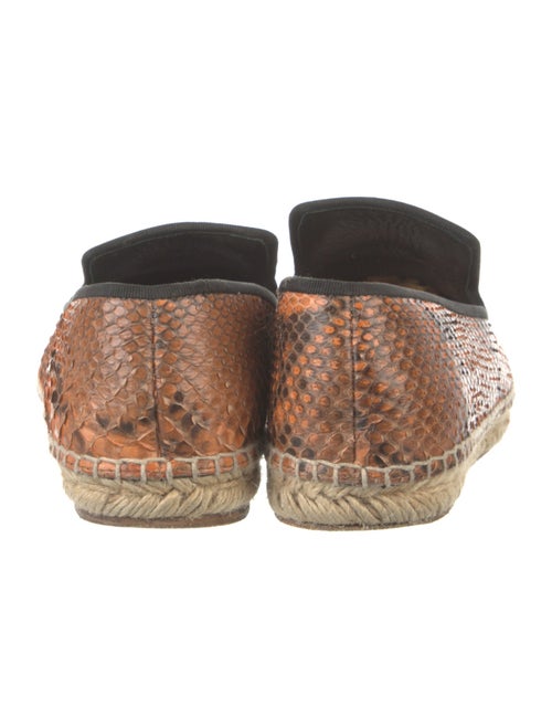 Celine Snakeskin Animal Print Espadrilles