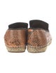 Celine Snakeskin Animal Print Espadrilles