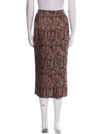 Celine Wool Midi Length Skirt