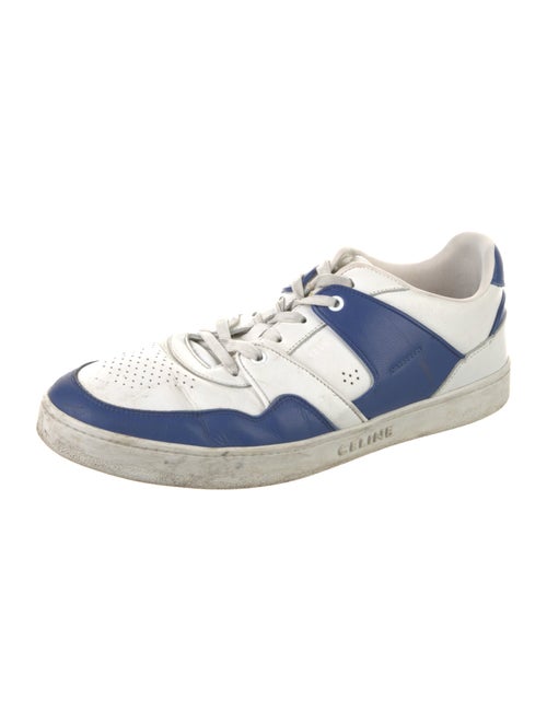 Celine Leather Colorblock Pattern Sneakers