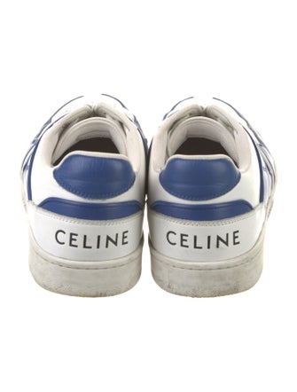Celine Leather Colorblock Pattern Sneakers