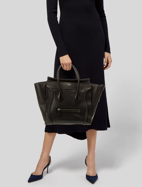 Celine Leather Luggage Medium