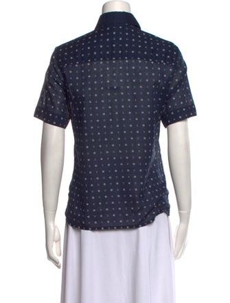 Celine Vintage 1980's Button-Up Top