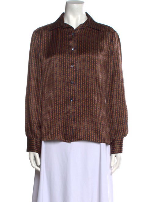 Celine Vintage 1980's Button-Up Top