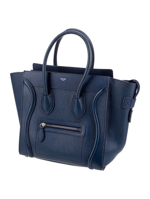 Celine Leather Luggage Micro