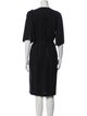 Celine Crew Neck Midi Length Dress