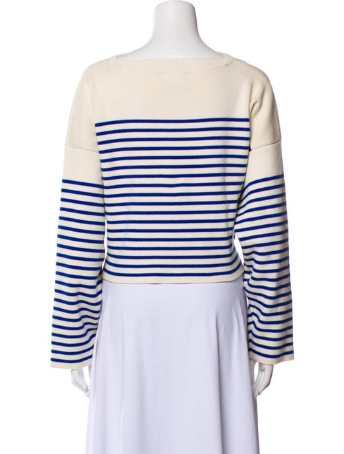 Celine Striped Bateau Neckline Sweater