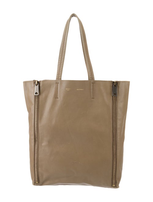 Celine Leather Vertical Gusset Cabas