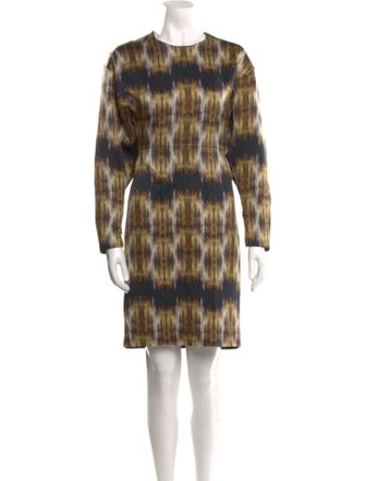 Celine Silk Knee-Length Dress