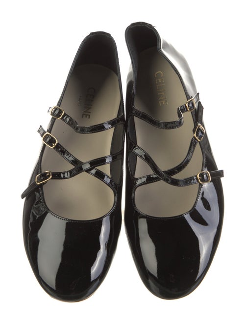 Celine Patent Leather Mary Jane Flats