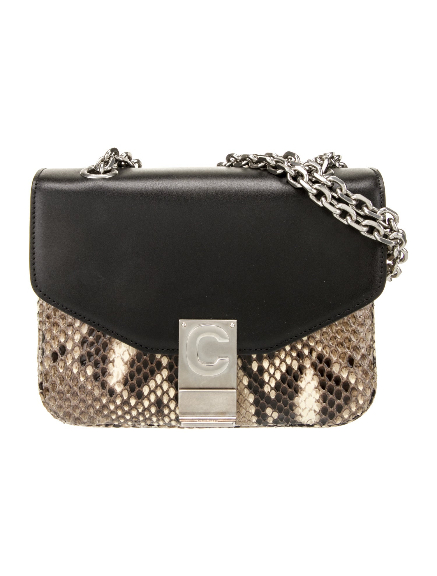 Celine Leather C Bag Small