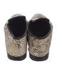 Celine Snakeskin Animal Print Loafers