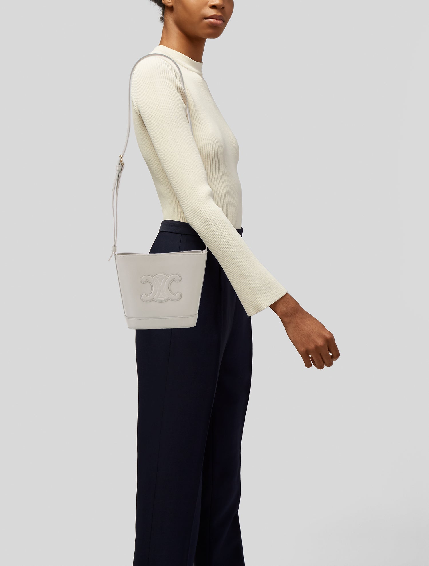 Celine Triomphe Cuir Triomphe Small 2023