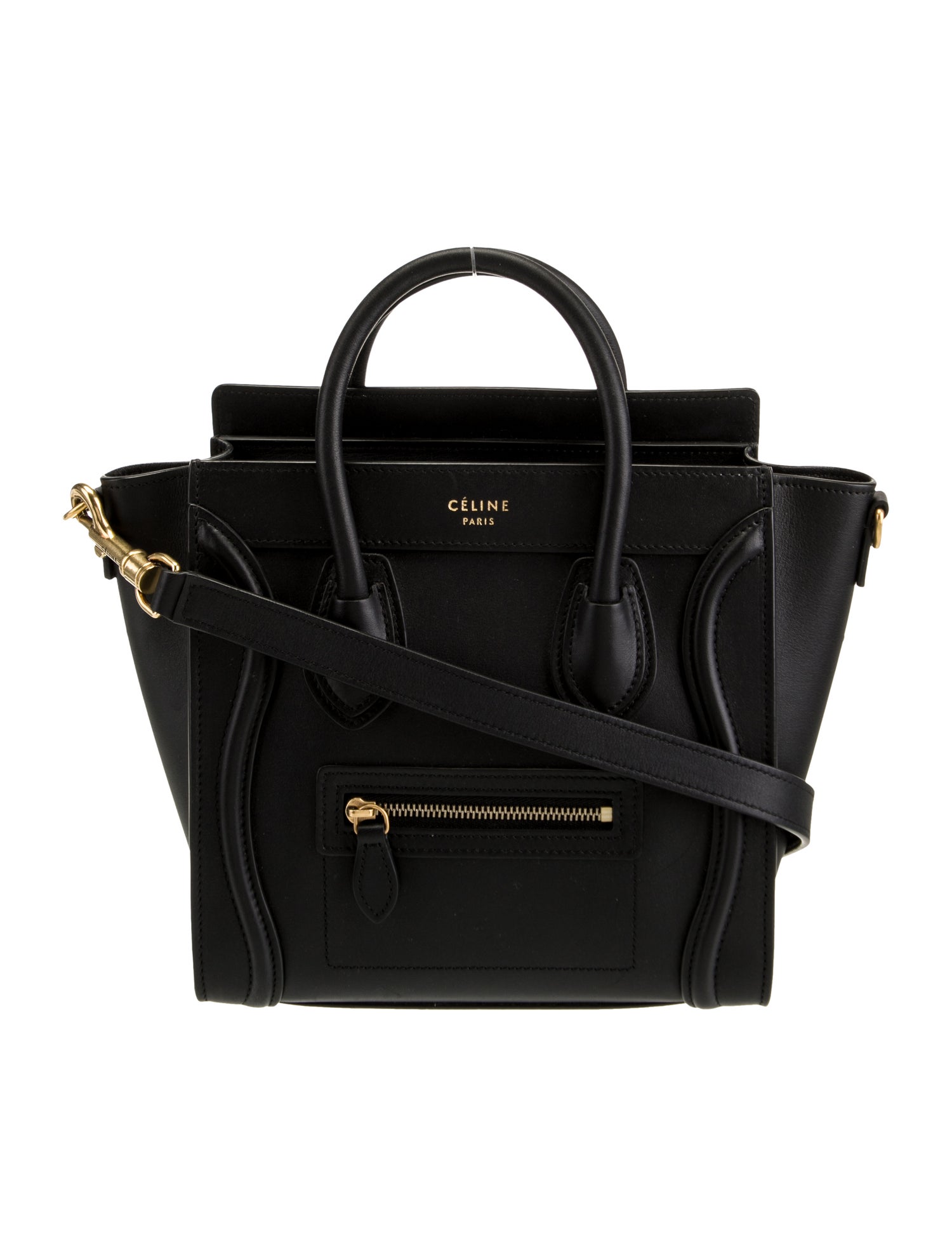 Celine Leather Luggage Nano