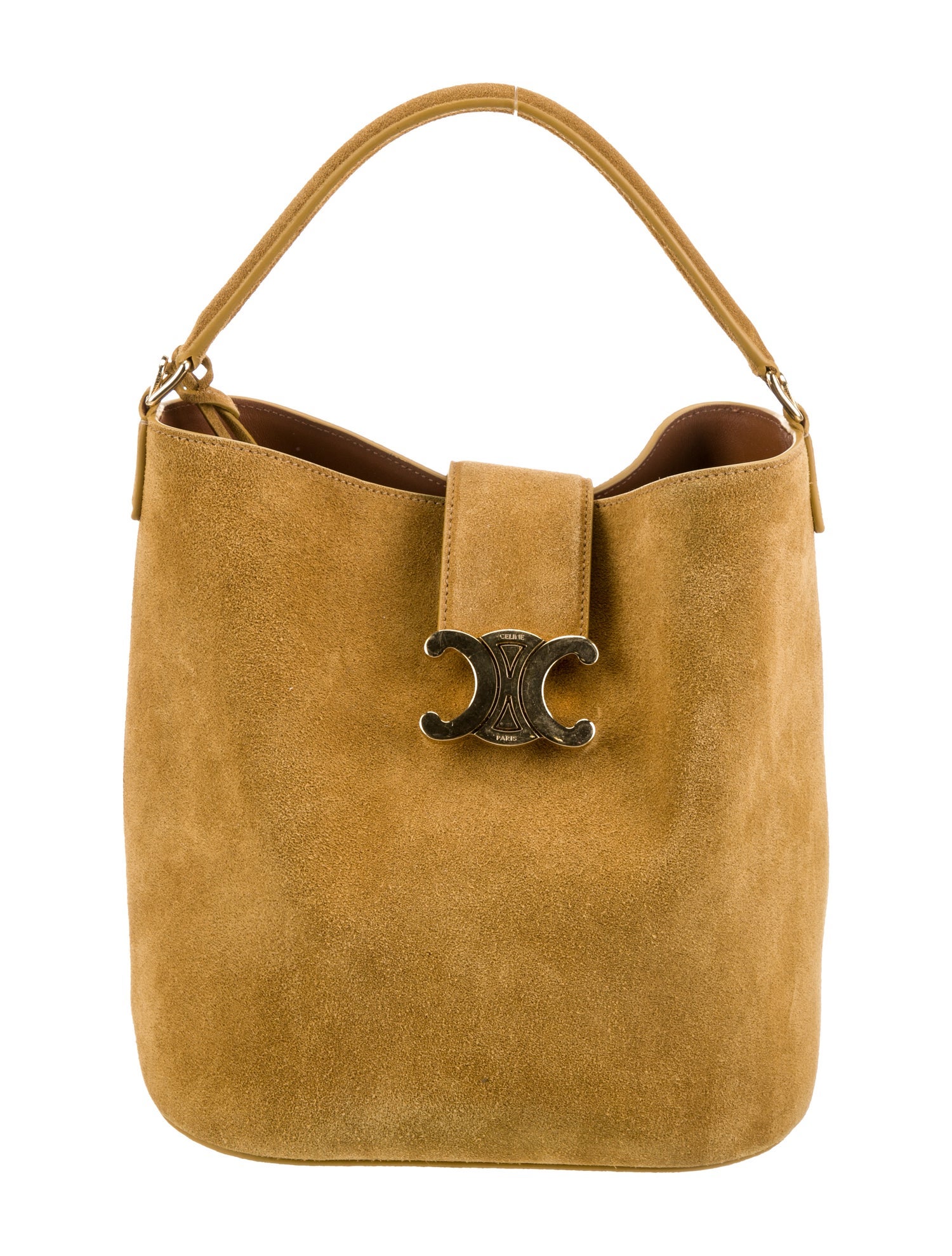 関税込 CELINE MEDIUM BUCKET LOUISE handbag MEDIUM BUCKET LOUISE IN SMOOTH CALFSKIN - BLACK | CELINE