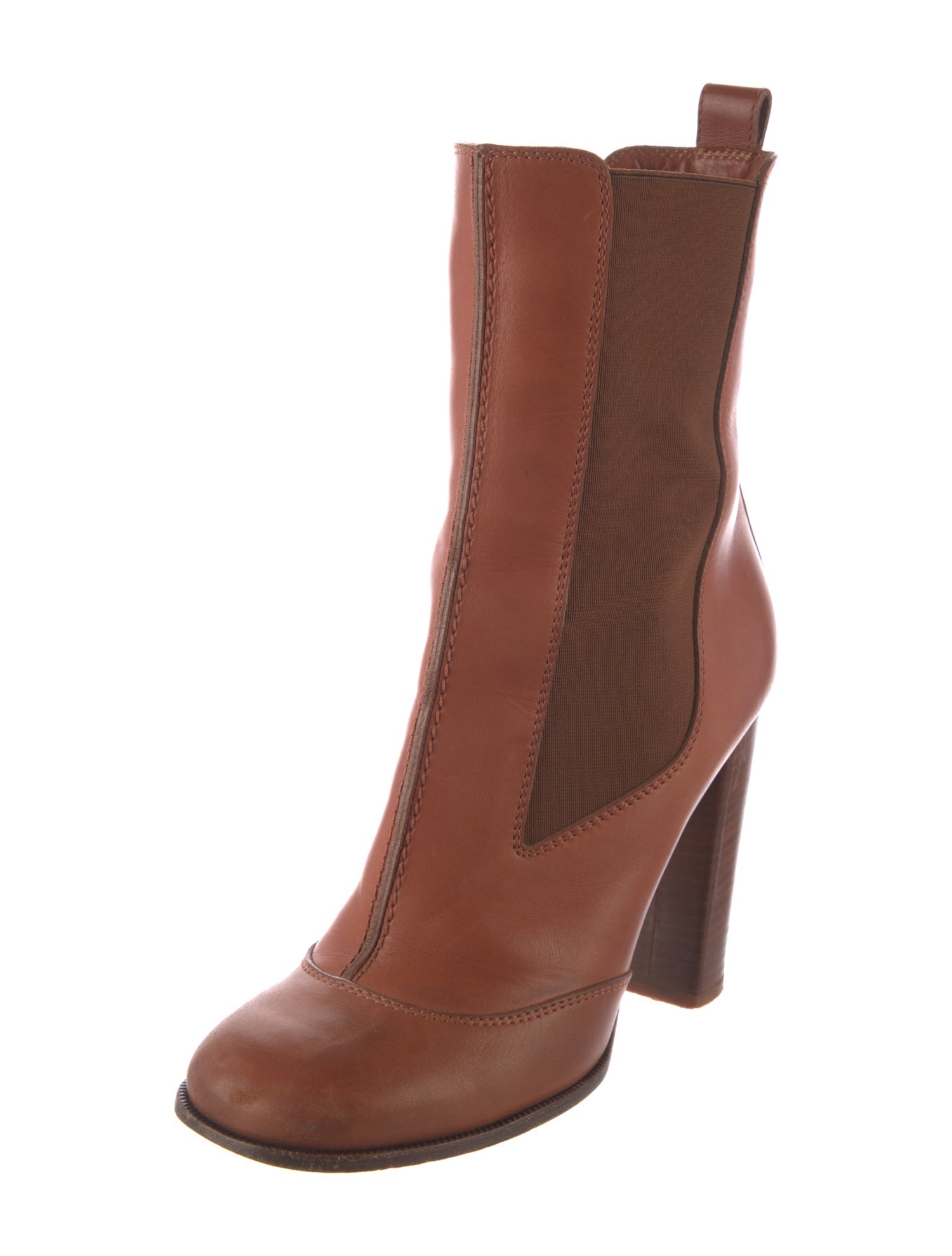 Celine Leather Chelsea Boots