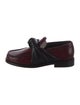 Celine Leather Leather Trim Embellishment Loafers