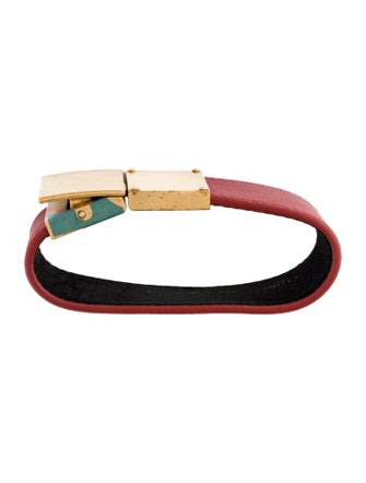 Celine Leather Wrap Bracelet