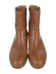 Celine Leather Moto Boots