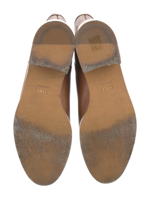 Celine Leather Moto Boots