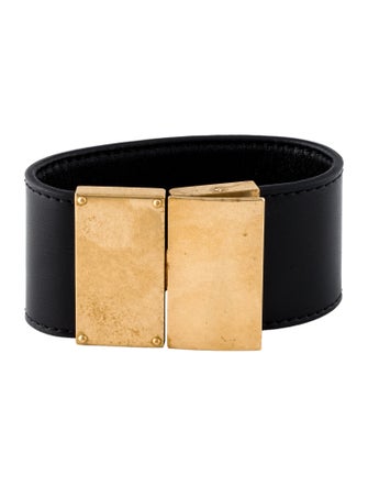 Celine Leather Wrap Bracelet