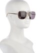 Celine Square Tinted Sunglasses