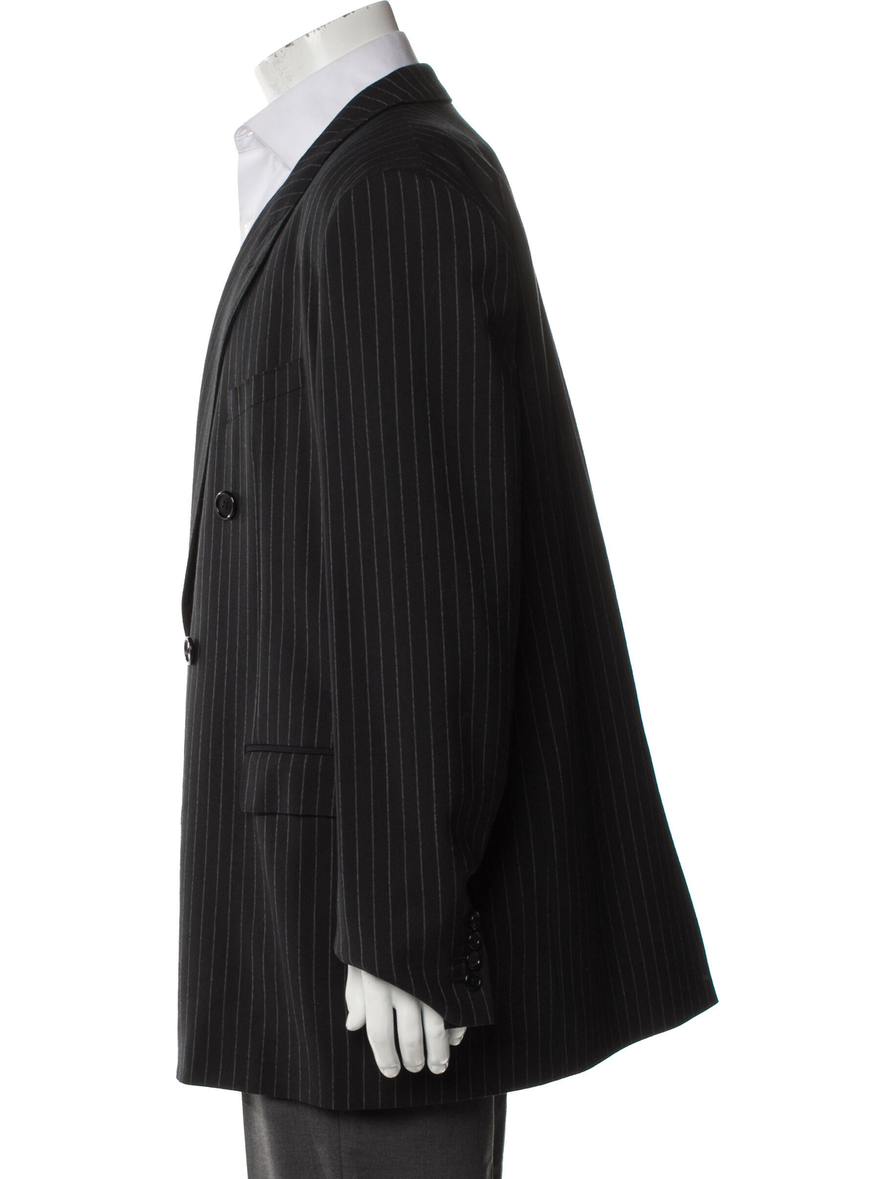 Celine Wool Striped Blazer