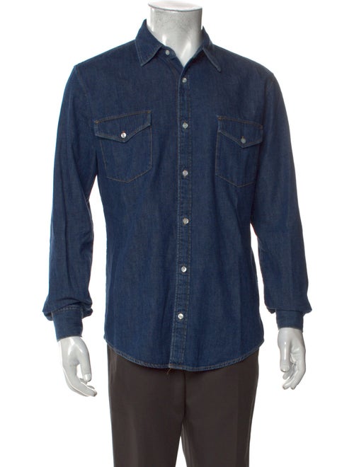 Celine Long Sleeve Denim Shirt