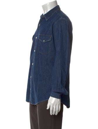 Celine Long Sleeve Denim Shirt
