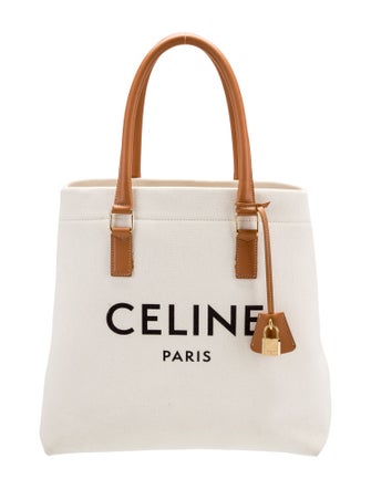 Celine Canvas Horizontal Cabas Tote Bag