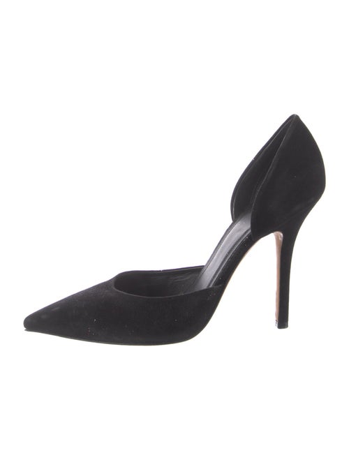 Celine Suede D'Orsay Pumps