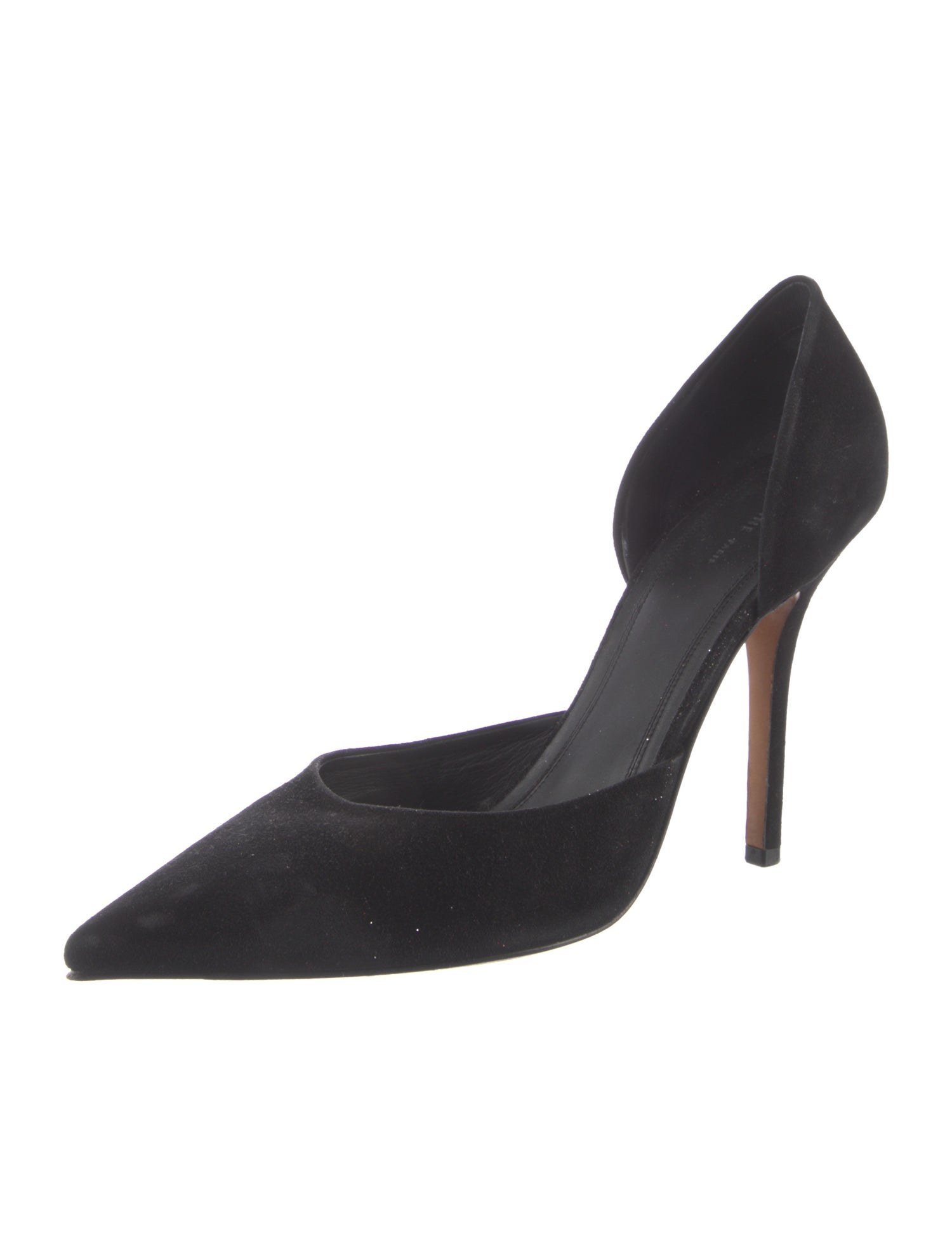 Celine Suede D'Orsay Pumps