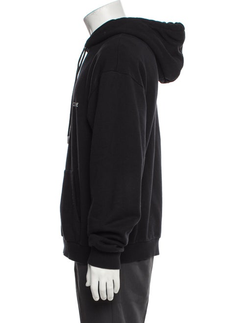 Celine Signature Logo Graphic Print Hoodie