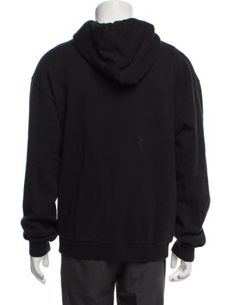 Celine Signature Logo Graphic Print Hoodie