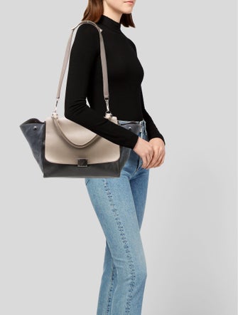 Celine Leather Trapeze