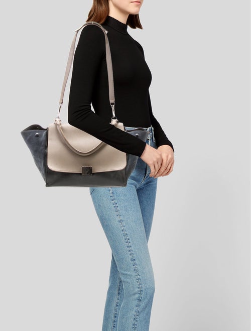 Celine Leather Trapeze