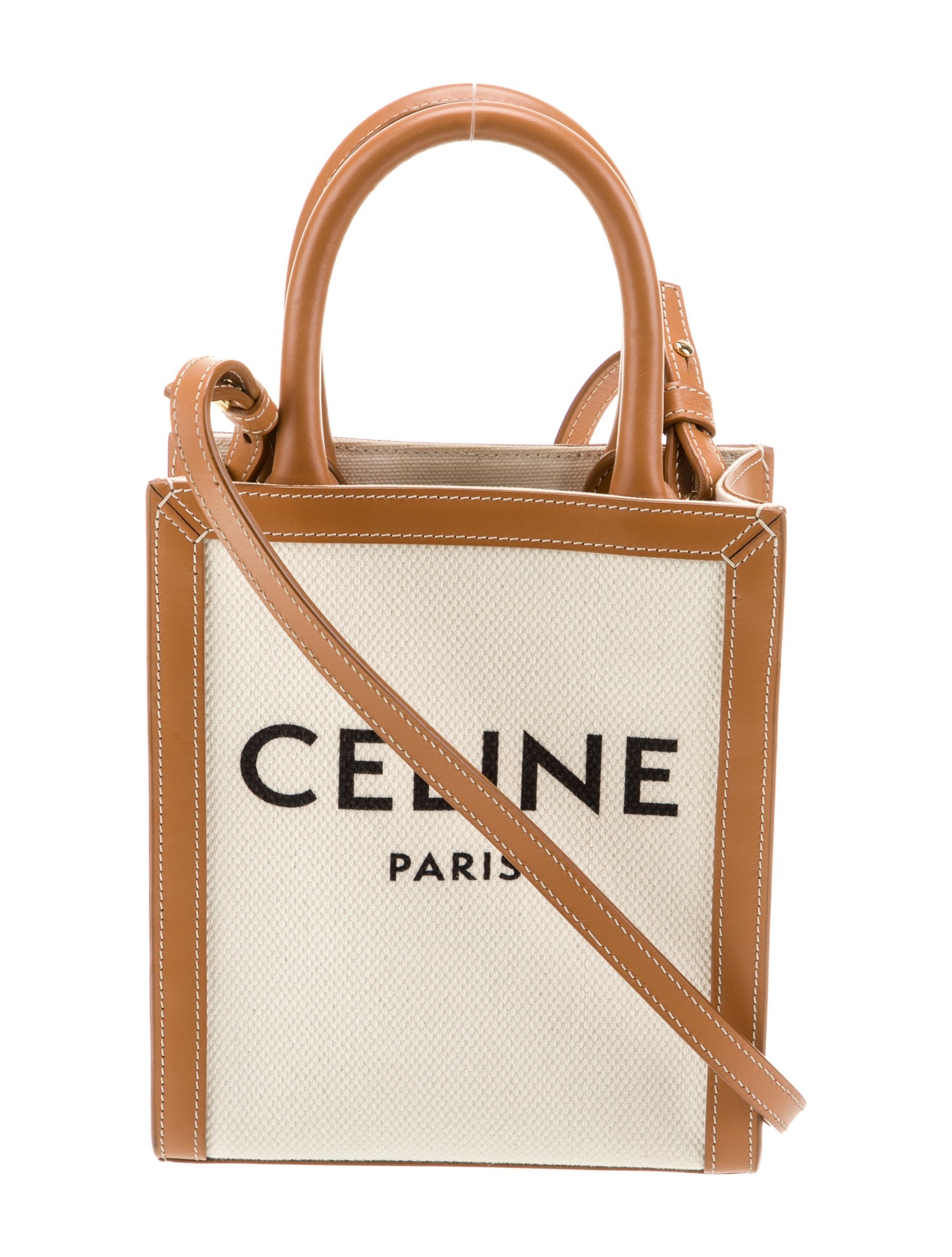Celine Canvas Vertical Cabas Mini