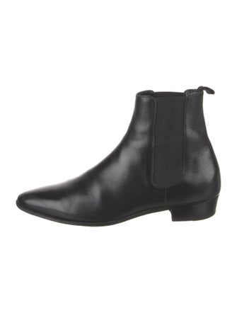 Celine Leather Chelsea Boots