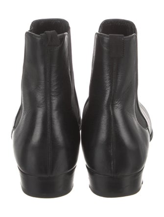 Celine Leather Chelsea Boots