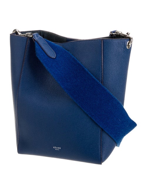 Celine Leather Seau Sangle Small