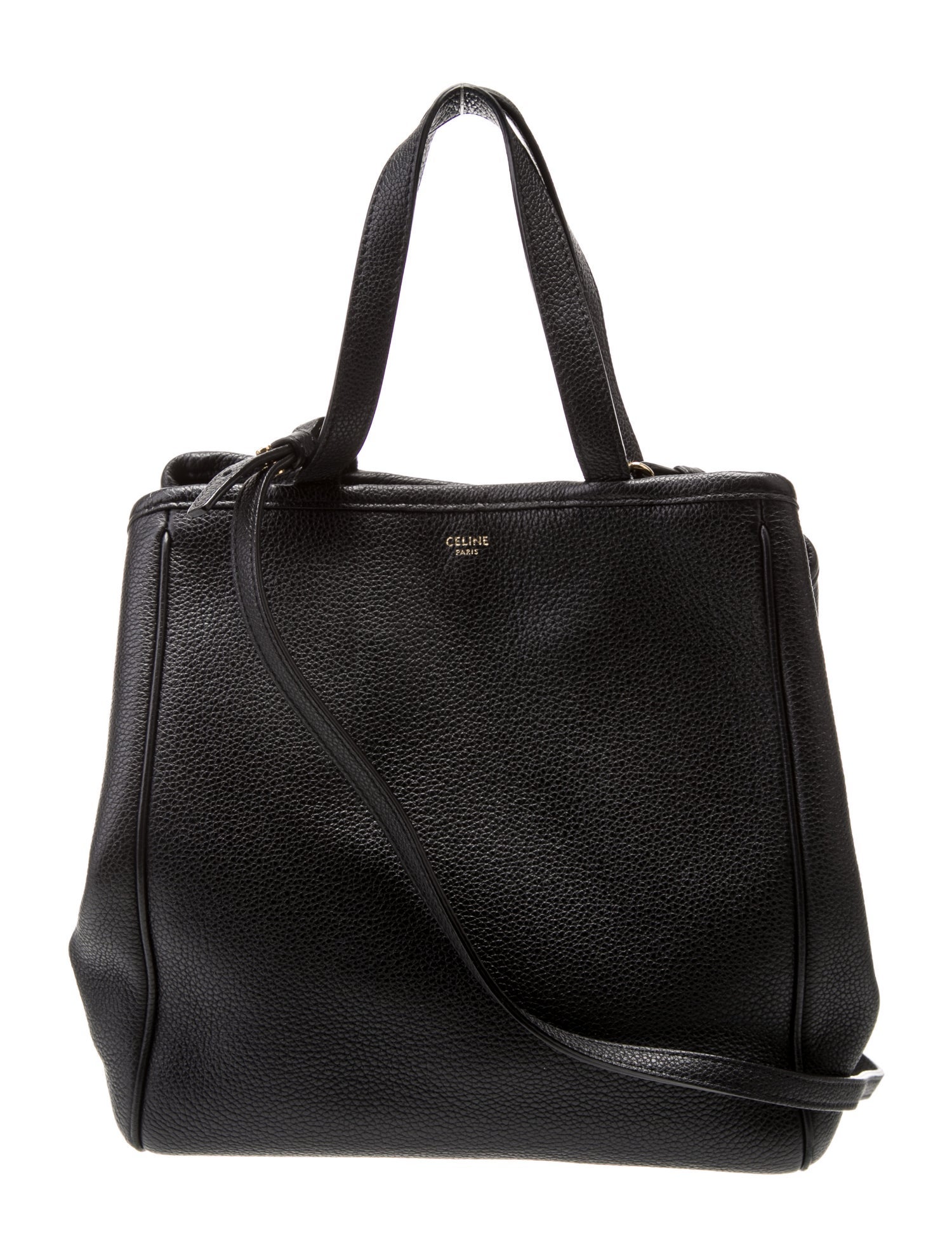 Celine Leather Folded Cabas Small