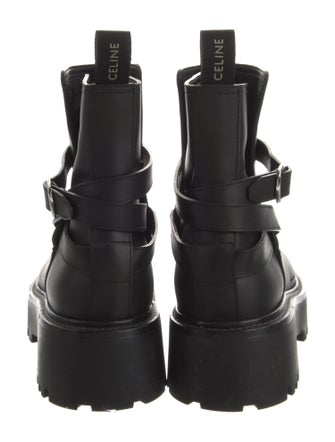 Celine Leather Moto Boots