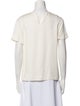 Celine Silk Crew Neck Blouse